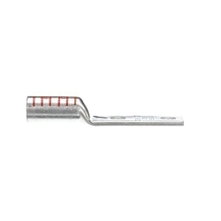 Color-Keyed® 54872BE 54800 2-Hole Non-Insulated Compression Lug, 350 kcmil Copper Conductor, Die Code: 71, 1/2 in Stud, Copper