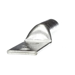 Color-Keyed® 54876BE 54800 2-Hole Non-Insulated Compression Lug, 500 kcmil Copper Conductor, Die Code: 87, 1/2 in Stud, Copper