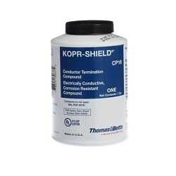 Color-Keyed® Kopr-Shield® CP16 Joint Compound, 16 oz Brush-In Cap Bottle, Gel Form, Copper, 1.2