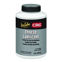 CRC® SL35925 Sta-Lube® Non-Flammable Thread Lubricant, 8 oz Bottle, Grease Form, Amber, 0.9