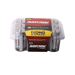 Rayovac® 7-ALC-12 Contractor Pack Alkaline Battery, C