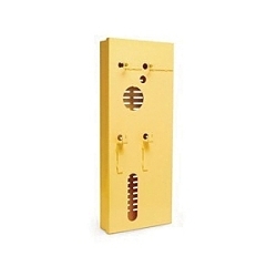 Dodge® 243418 Belt Guard Assembly With Standard Motor Mount, SCXT3S Belt Guard, For Use With Torque-Arm® SCXT3 Single Reduction Screw Conveyor Shaft Mount Speed Reducer, Metal, Yellow Paint