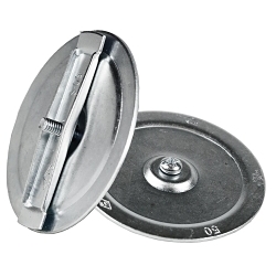 Dottie® D90S 5450 3-Piece Knockout Seal, 3-1/2 in Nominal Size, Snap-In Mount, Steel