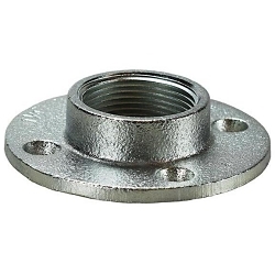 Dottie® FF75 High Strength Floor Flange, 3/4 in Nominal, Malleable Iron, Thread Connection, Import