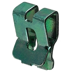 Dottie® GC Ground Clip, 14 to 10 AWG Conductor, Clip-On Mount, Steel, Zinc Plated