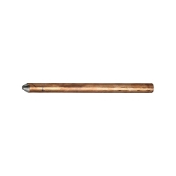 Dottie® GR5808 Ground Rod, 5/8 in, 8 ft OAL, Copper