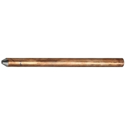 Dottie® GR5808 Ground Rod, 5/8 in, 8 ft OAL, Copper