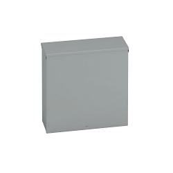 B-Line 12126 RTSC Junction Box With Knockout, 12 in H x 12 in W x 6 in D, Screw Cover, NEMA 3R/IP32 NEMA Rating, Carbon steel