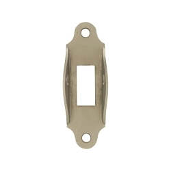 EATON ASPIRE™ Eaton Wiring Devices 7949 Switch Lever Guard With 1/4 in Padlock Hole and Decorator Insert, For Use With Flush Tumbler Switch Lever, Threaded Mount, Polycarbonate/Stainless Steel, Desert Sand