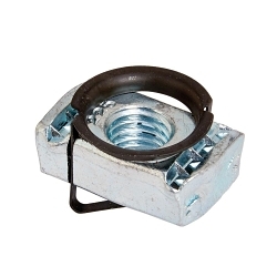 B-Line TN225ZN 200 Twirl Nut With Spring, For Use With B22, B24, B26 and B32 Series Medium Channel, 1/2 in THK, 1/2-13 Thread, Steel