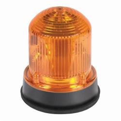 Edwards Signaling™ 125HALFA120A 125 Class Flashing Beacon, 120 VAC, Halogen Lamp, 3-1/4 in Dia, Panel Mount, Amber Lens