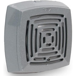 Edwards Signaling™ AdaptaHorn 874-R5 Grille Heavy Duty Vibrating Horn, 240 VAC, 0.07 A, 113/103 dB, Indoor, Surface Mounting, Gray, Specifications Met: UL Listed, FM Approved
