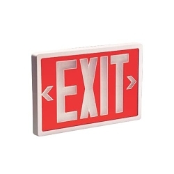 Emergi-Lite® BSLX-1061R-N Exit Sign, Red Legend