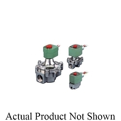 Asco Redhat® 8215B050 2-Way 2-Position NC Solenoid Valve, 1 in Nominal, FNPT End Style, Aluminum Body