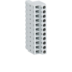 ABB TA564-11 S500-eCo Terminal block. Screw front, Cable front. 11-pole. Minimum order qty. 6. Order multiple of 6..