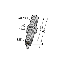 Turck BIM-EM12E-AP4X Magnetic Field Sensor, Magnetic-inductive Proximity Sensor