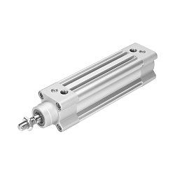 Festo 1366951 DSBC Standard Cylinder, 50 mm Cylinder Bore, 80 mm L Stroke, 1178 N Advance/990 N Return Max Force, Double Acting Cylinder Action