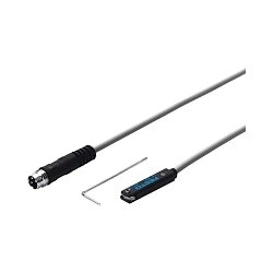 Festo 150857 SME-8 Proximity Sensor With Reed Contact and M8 Plug, Magnetic Reed, AC/DC Output, NO Contact, 24 VDC