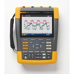 Fluke® FLUKE-190-204-III 190 Scopemeter Hand Held Oscilloscope, 200 MHz Bandwidth, LCD Display