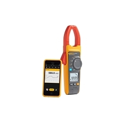 Fluke® FLUKE-376/FC Wireless Clamp Meter, 999.9 A, 60 kOhm, 10 to 100/100 to 500 Hz, 34 mm Jaw