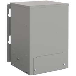 GE 9T21B1004G02 Type QMS Dry Encapsulated General Purpose Transformer, 240/480 VAC Primary, 120/240 VAC Secondary, 5 kVA Power Rating, 60 Hz, 1 Phase