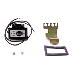 GE CR305X230N HAND-OFF-AUTO Selector Switch Kit, SZ 2 Starter, For Use With 300 Line Magnetic Contactor/Starter, Black