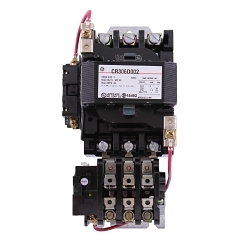 GE CR306D002 Full Voltage Non-Reversing Non-Combination NEMA Magnetic Starter, 110 VAC at 50 Hz, 115 to 120 VAC at 60 Hz V Coil, 3 Poles, Open Enclosure