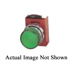 GE P9CLAD Heavy Duty Oiltight/Watertight Standard Pilot Light Operator With Orange Cap, Diffused Lens, 22.5 mm