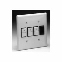 GE RP2-236 Specifier 3-Switch Standard Wallplate, 2 Gangs, Stainless Steel