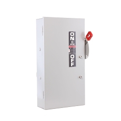 GE Spec-Setter™ TH3363J Fused Heavy Duty Safety Switch, 600 V AC, 100 A, 30 hp, 3 Poles