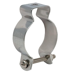Gibson Stainless® 6050 Conduit Hanger, 1/2 in, For Use With Threaded Rod, Beam Clamp, Stainless Steel, Polished