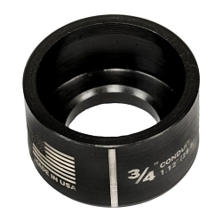 Greenlee® Slug-Buster SC® 124AV Round Replacement Conduit Die, Round Punch, 3/4 in Conduit/Pipe, Mild Steel, 10 ga