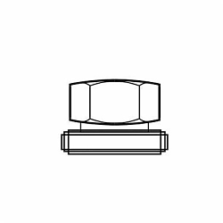Greenlee® 1433AVBB Hex Ball Bearing Nut Unit, 1-12