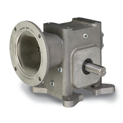 Grove Gear® ELECTRA GEAR® ELT42002034.00 Right Angle Single Reduction Worm Gear Reducer, C-Face Coupling Input, Shaft Output, 29 hp Input, 2.772 hp Output, 60:1 Gear, 29 rpm Maximum Output, 5989 in-lb Output Torque Rating