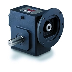 Grove Gear® IRONMAN® GR8130103.00 Right Angle Single Reduction Worm Gear Reducer, C-Face Quill Input, Shaft Output, 0.395 hp Input, 0.29 hp Output, 30:1 Gear, 58 rpm Maximum Output, 314 in-lb Output Torque Rating