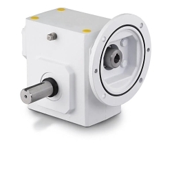 Grove Gear® IRONMAN® Washguard® GR8303010.00 Right Angle Single Reduction Worm Gear Reducer, C-Face Quill Input, Shaft Output, 1.637 hp Input, 1.117 hp Output, 60:1 Gear, 29 rpm Maximum Output, 2413 in-lb Output Torque Rating