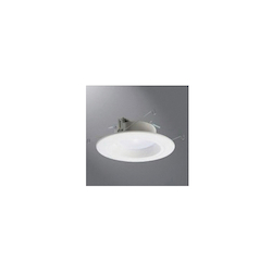 Halo AIR-TITE® RL560WH Dimmable Retrofit Module, LED Lamp, 9.4 W Fixture, 5 to 6 in Ceiling Opening, 120 V, Die Cast Aluminum Housing