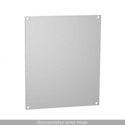 Hammond® P2068 Rectangular Inner Panel, 14 in W x 18 in H, Mild Steel, White