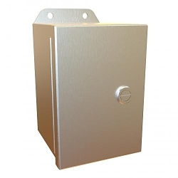 Hammond® EJ644S16 Eclipse Junior Junction Box, 6 in H x 4 in W x 4 in D, Hinged Cover, NEMA 3R/4/4X/12/13/IP66 NEMA Rating, 316 Stainless Steel