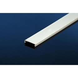 IBOCO COV-15W Wire Duct Cover, 6.56 ft L, Rigid PVC, White