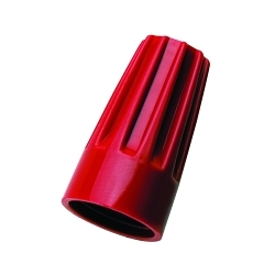 IDEAL® 30-076 76B® Flame-Retardant Wire Connector, Positive Grip Shell, Fixed/Square Wire Spring, 18 to 12 AWG Wire Solid/Stranded Copper Wire, Polypropylene