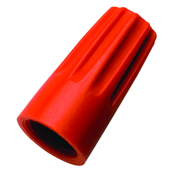 IDEAL® 30-073 73B® Flame-Retardant Wire Connector, Positive Grip Shell, Fixed/Square Wire Spring, 22 to 14 AWG Wire Solid/Stranded Copper Wire, Polypropylene