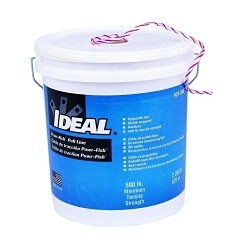 IDEAL® Powr-Fish® 31-344 Extra Heavy Duty Pull Line Measuring Tape, 500 lb Tensile Strength, 2200 ft L x 18 in W, Fiber Polyline