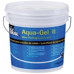 IDEAL® Aqua-Gel® II 31-371 Cable Pulling Lubricant, 1 gal Bucket, Gel Form, Blue, 0.98