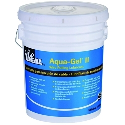 IDEALĀ® Aqua-GelĀ® II 31-375 Cable Pulling Lubricant, 5 gal Pail, Gel Form, Blue, 0.98