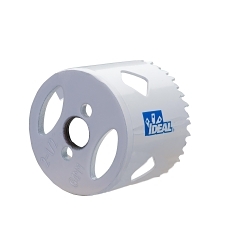 IDEAL® 36-539 Hole Saw, 2-1/2 in Dia, 1-7/8 in D Cutting, Bi-Metal Cutting Edge, 7/16 in, 3/8 in Arbor