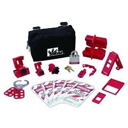 IDEAL® 44-970 Basic Lockout/Tagout Kit, 15 Pieces