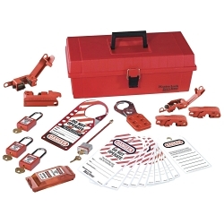 IDEAL® 44-979 Jobsite Lockout/Tagout Kit, 25 Pieces
