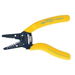 IDEAL® Reflex™ Super T® 45-615 45 Series Knife Wire Stripper, 16 to 8 AWG Cable/Wire, #6 to 32, #8 to 32 Screw Shearing