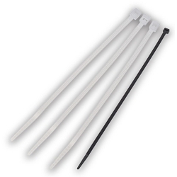 BUCHANAN B-11-50-9-D Multi-Purpose Standard Cable Tie, 11 in L x 0.181 in W x 0.057 in THK, Nylon, Natural